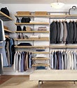 Birch & Platinum elfa d&eacute;cor Master Walk-In Closet