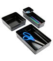Black Melamine Drawer Organizers