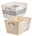 Woven Nylon Laundry Basket