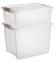 Clear Garage Totes