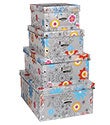 Henna Floral Storage Boxes