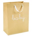 Baby Script Gift Tote