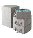 Eco-Fabric Storage Stool