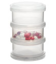 3-Section Round Medication Case