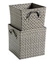 Square Nested Woven Nylon Bins