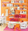 White elfa Activity Room