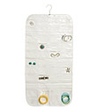 Vinyl 80-Pocket Hanging Jewelry Organizer