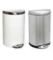 simplehuman&reg; 10.5 gal. Deluxe Semi-Round Step-On Can