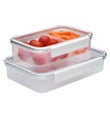 Clamp-Lid Divided Containers