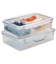 Clip-Lid Divided Containers
