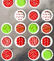 Silver Holiday Truffles Gift Wrap