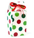 Christmas Dots Gift Box with Ribbon