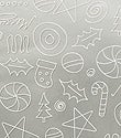 Silver Sweet Treat Gift Wrap