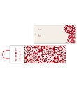 Red Floral Gift Tags