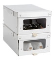 Drop-Front Fiberboard Shoe Box