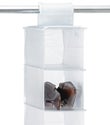 10-Shelf Translucent Hanging Shoe Bag