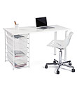 White elfa Component Desk