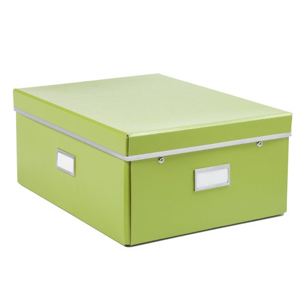 Container Store storage box - green Container Store storage box - green