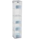 Silver Mesh CD Tower