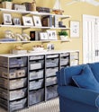 Platinum & White elfa Game Room