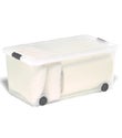 18.5 gal. Clear Tote with Locking Lid