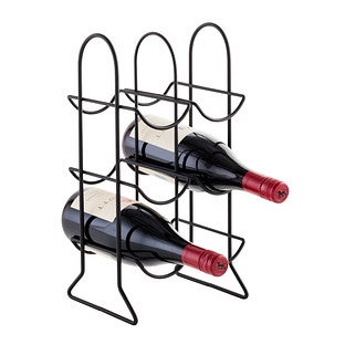 Spectrum® 6-Bottle Wine Rack Black