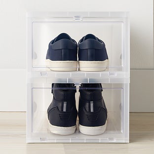 drop front shoe boxes the container store