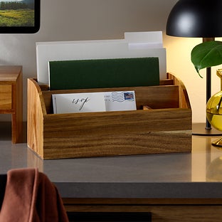 Rowan™ Acacia Desktop Organizer
