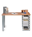 Platinum & Sycamore elfa Desk