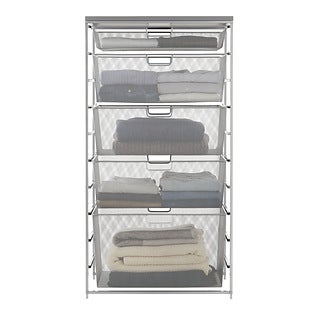Elfa® Medium Mesh Dresser White