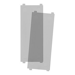 like-it® Bricks Wide Short Divider Smoke Pkg/2