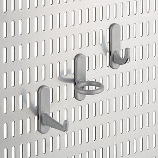 Elfa Utility® Long Board Hook Platinum Pkg/3