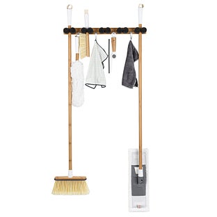 Full Circle&reg; Large Get a Grip Broom Organizer Natural
