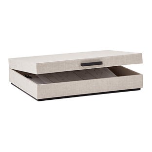Marie Kondo Harmony Desktop Organizer with Drawer Natural Linen