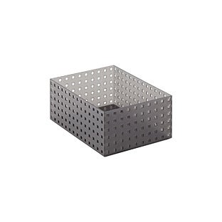 like-it® Bricks 11" Wide Short Bin Smoke