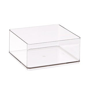 Square Deep Manhattan Drawer Organizer Clear