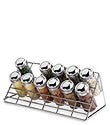 Chrome 12-Bottle Spice Rack