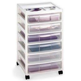 6-Case Scrapbook Cart