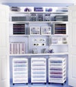 White elfa Craft Closet Shelving