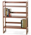Chestnut Stackable Folding Bookcase