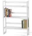 White Stackable Folding Bookcase
