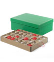 Green Lizard Archival Ornament Storage Box