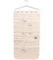 Canvas 80-Pocket Hanging Jewelry Organizer