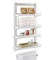 White elfa  Bath Storage