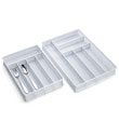 White Mesh Cutlery Trays
