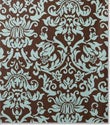 Aquamarine Damask Gift Wrap