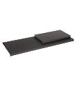 Walnut elfa d&eacute;cor Shelves