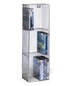 Silver Mesh DVD Tower