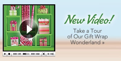 New Video! Take a Tour of our Gift Wrap Wonderland