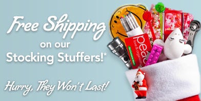 Free Shipping on our Stocking Stuffers!*